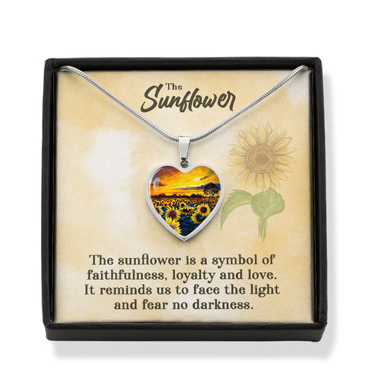 You Are My Sunshine - Personalized Sunflower Necklace