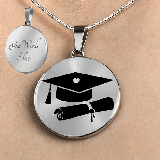 Personalized Graduation Gift Necklace, Graduation Gift for Her, College Graduation Gift for Her 2022