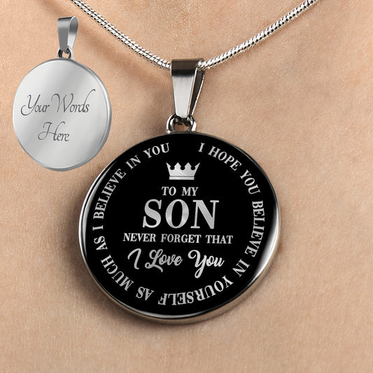 To My Son - Personalized Necklace
