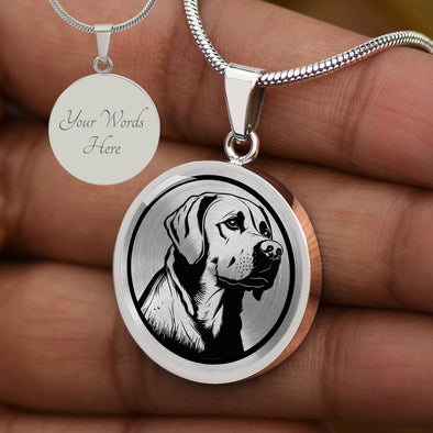 Personalized Labrador Retriever Necklace