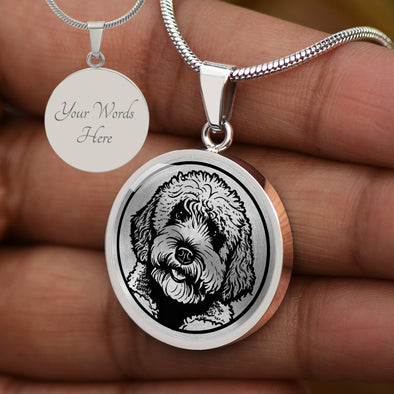 Personalized Labradoodle Necklace