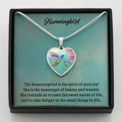 Hummingbird Symbolism Necklace