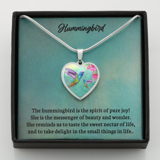 Hummingbird Symbolism Necklace