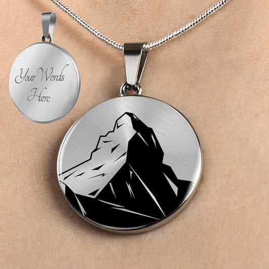 Personalized Matterhorn Necklace, Matterhorn Gift, Switzerland Gift