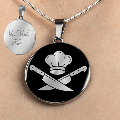 Personalized Chef Necklace, Chef Jewelry, Gift For Cooks