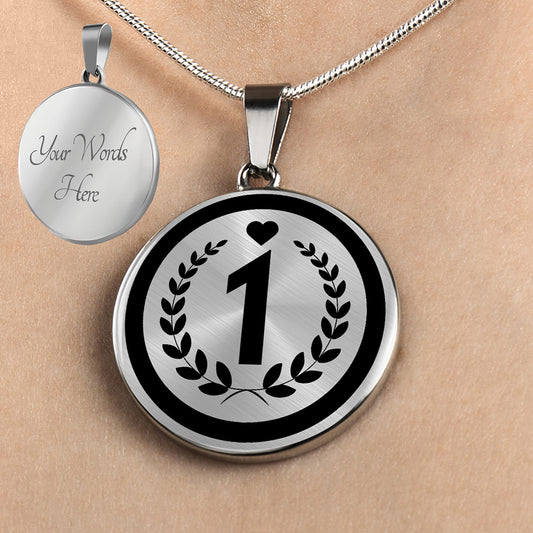 Personalized 1st Year Anniversary Gift Necklace