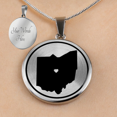 Personalized Ohio State Necklaces
