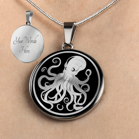 Personalized Octopus Necklace