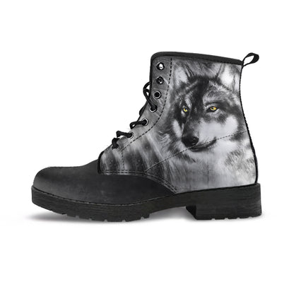 Spiritual Wolf Boots | woodation.myshopify.com