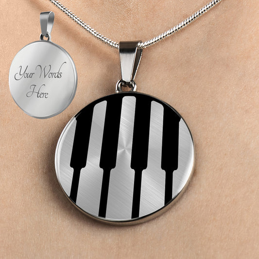 Personalized Piano Necklace, Pianist Necklace, Gift For Pianist