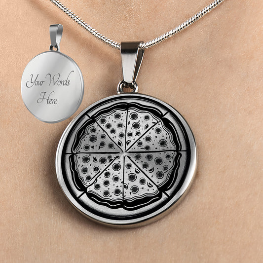 Personalized Pizza Necklace