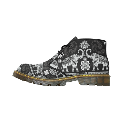 Women's Mandala Premium Chukka Boots | woodation.myshopify.com