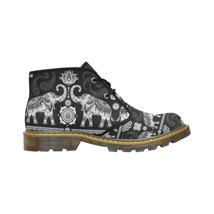 Women's Mandala Premium Chukka Boots | woodation.myshopify.com