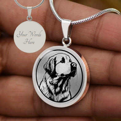Personalized Great Pyrenees Necklace