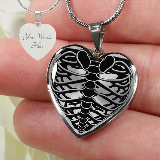 Personalized Rib Cage Necklace