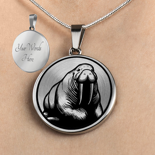 Personalized Walrus Necklace