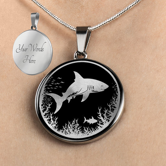 Personalized Shark Necklace