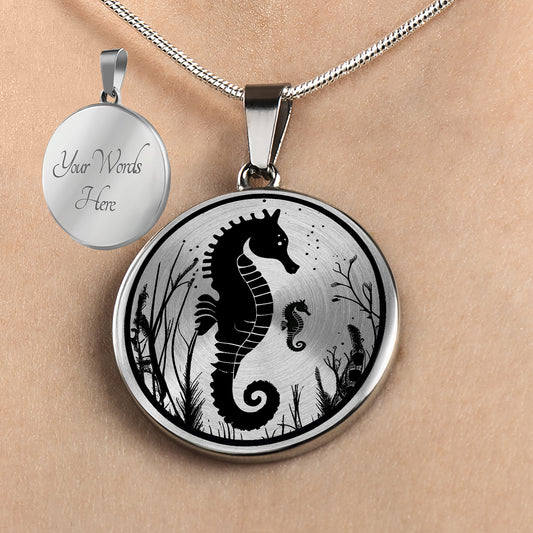 Personalized Seahorse2 Necklace