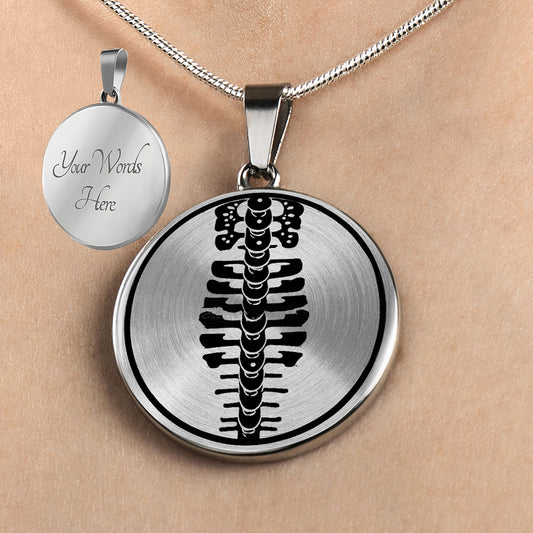 Personalized Spinal Column Necklace