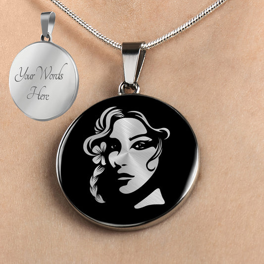 Personalized Aphrodite Necklace, Greek Goddess Gift, Goddess Of Love Necklace