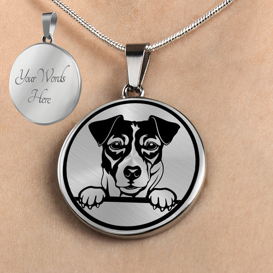 Personalized Jack Russell Terrier Necklace, Jack Russell Terrier Gift