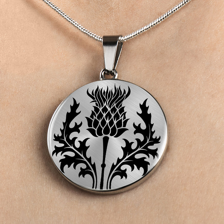 Thistle pendant hot sale