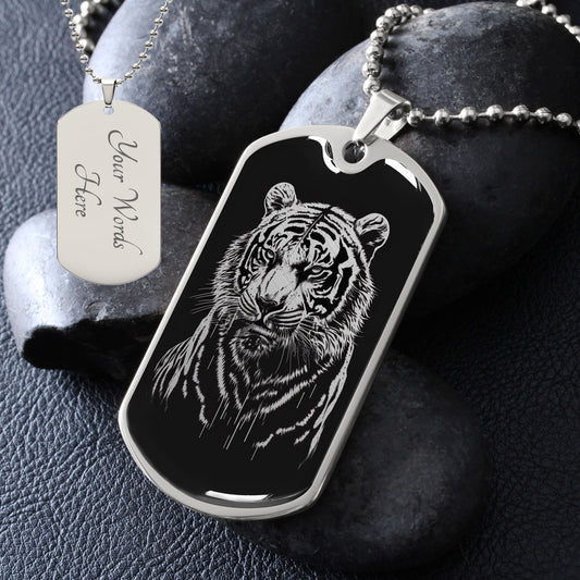 Men's Personalized Tiger Men's Necklace