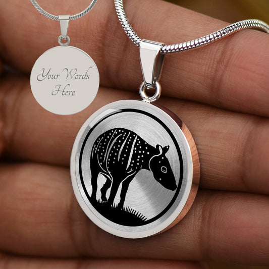 Personalized Tapir Necklace