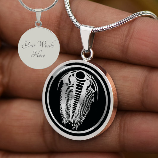 Personalized Trilobite Fossil Necklace