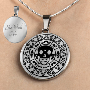 Personalized Pirate Coin Necklace, Pirate Jewelry