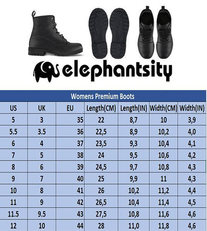 Grey Mandala Elephant Boots | woodation.myshopify.com