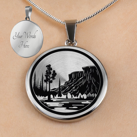 Personalized Yellowstone National Park Necklace