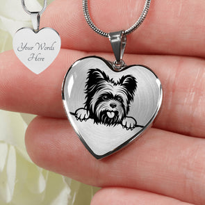 Personalized Yorkshire Terrier Necklace, Yorkie Gift