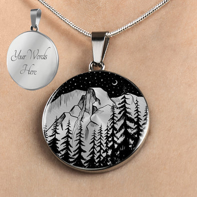 Personalized Yosemite National Park Necklace, Yosemite Gift, California Necklace
